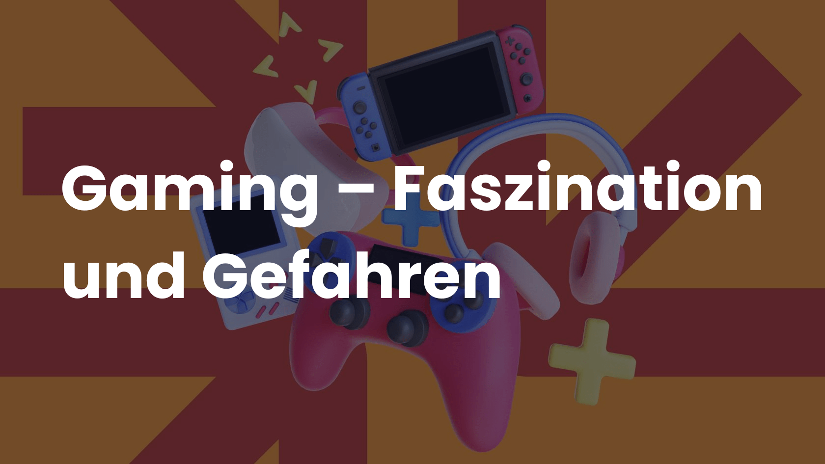 Teaserbild für den Onlinekurs „Gaming – Faszination und Gefahren“